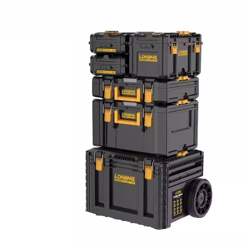 Workshop Garage Tools Manufacturer - Caja de Herramientas Apilable, Resistente, con