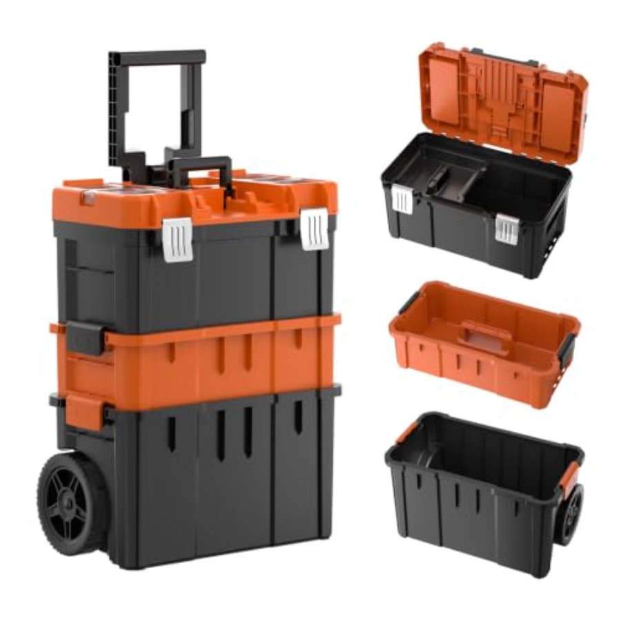 Workshop Tools Uses - Caja de herramientas con ruedas, organizador