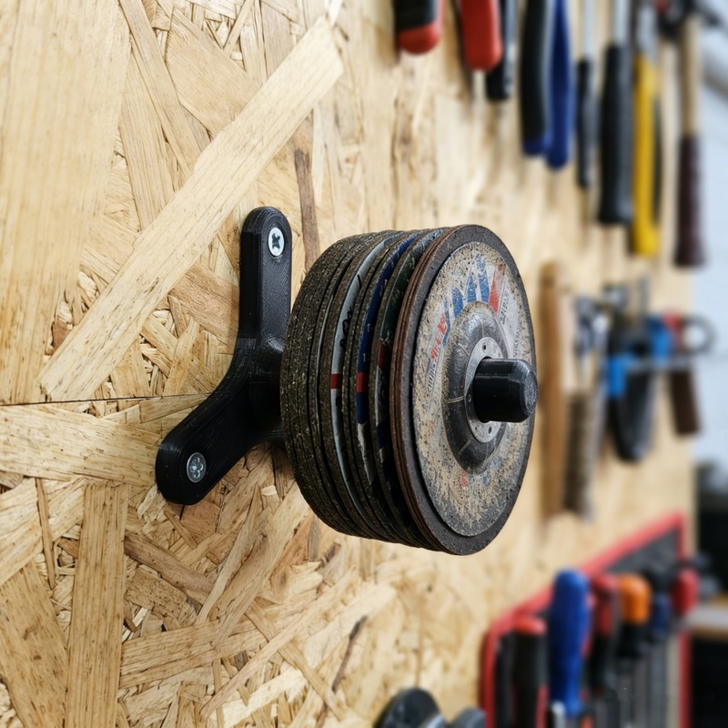 Soporte de pared para amolador - Workshop Tools Rack reseña y precio