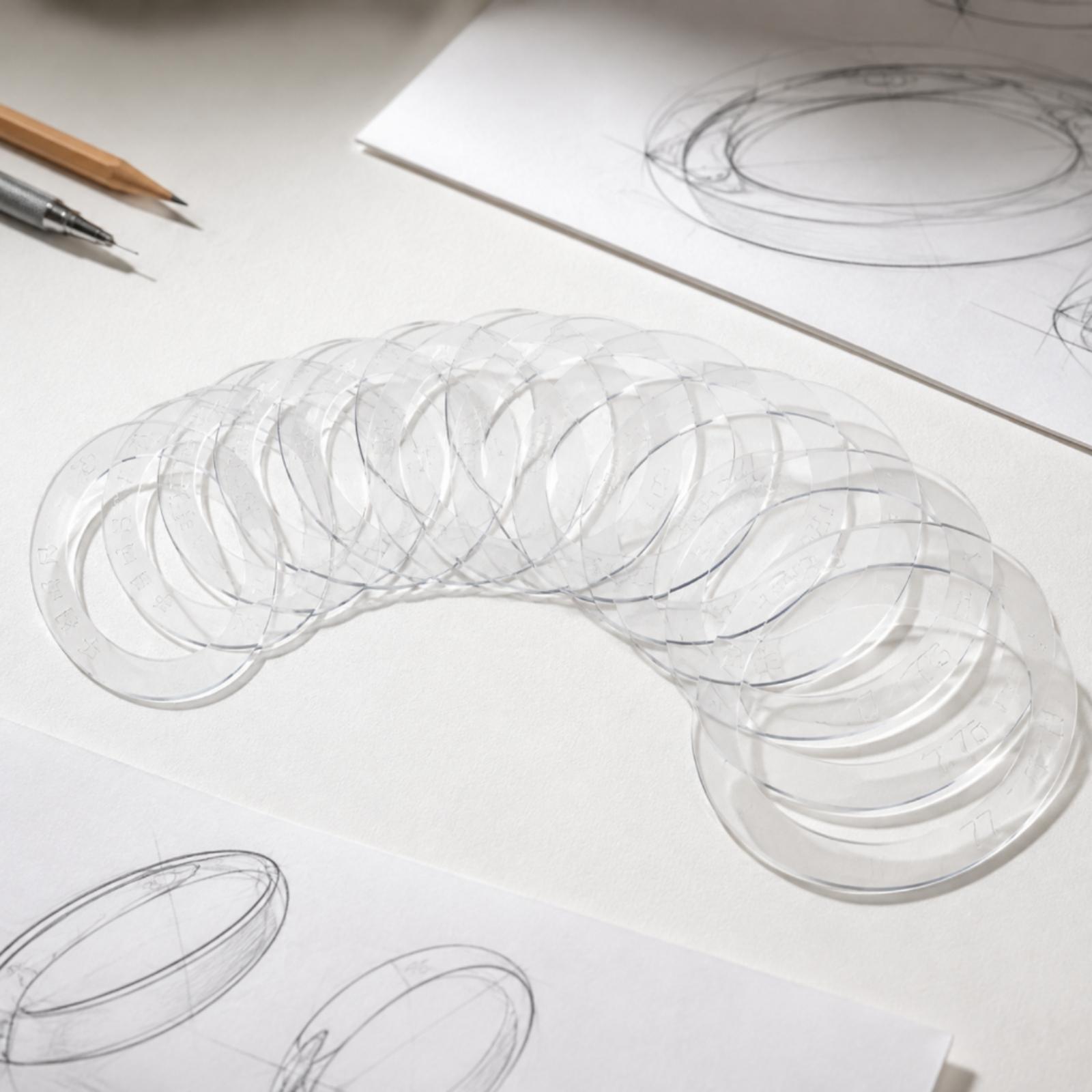 Regla de Dibujo Transparente p - Workshop Measuring Tools reseña y precio