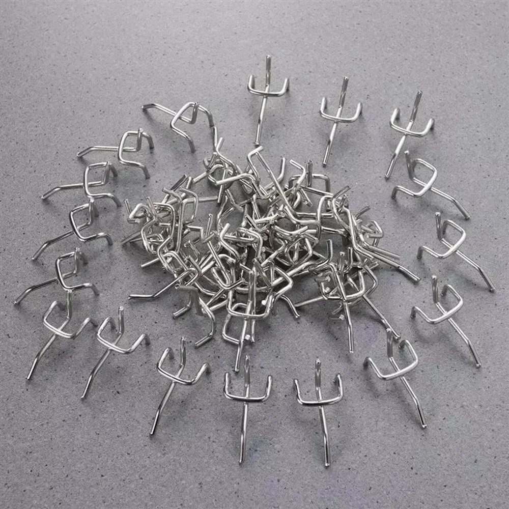 50 ganchos de acero al carbono - Workshop Tools.Hanging Board reseña y precio