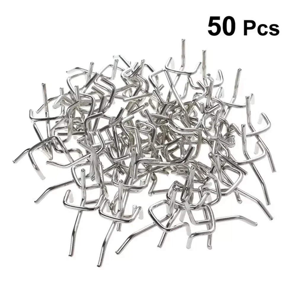 50 ganchos de acero al carbono - Workshop Tools.Hanging Board reseña y precio