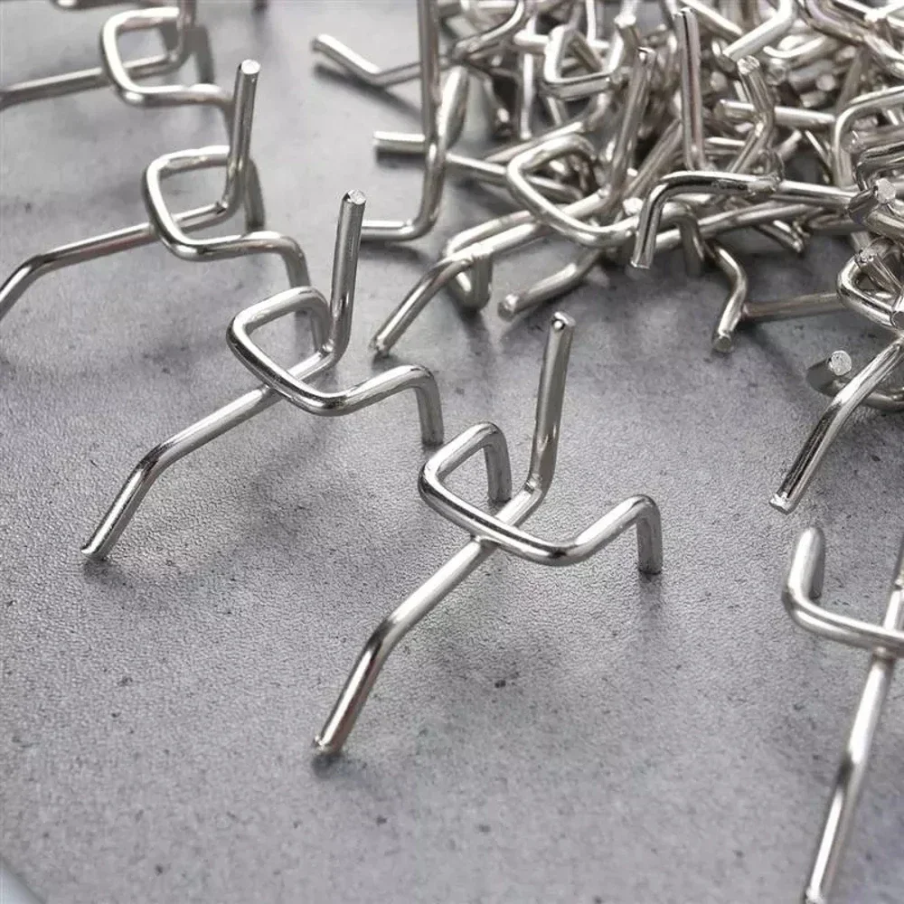 50 ganchos de acero al carbono - Workshop Tools.Hanging Board reseña y precio
