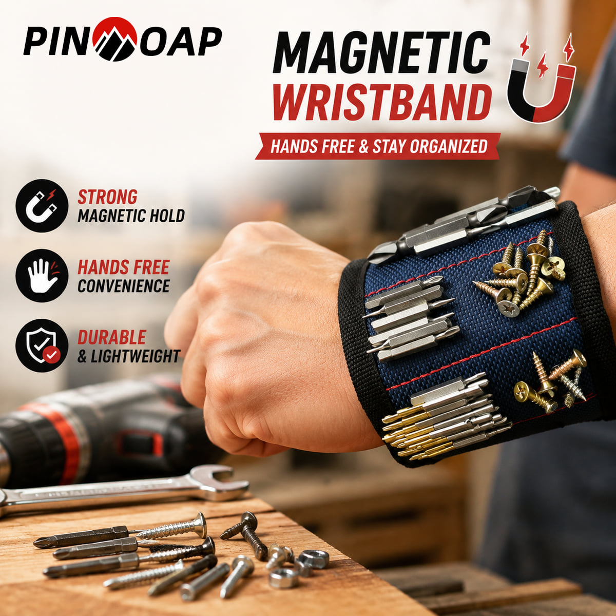 PINMOAP: pulsera magnética par - Workshop Electric Tools reseña y precio